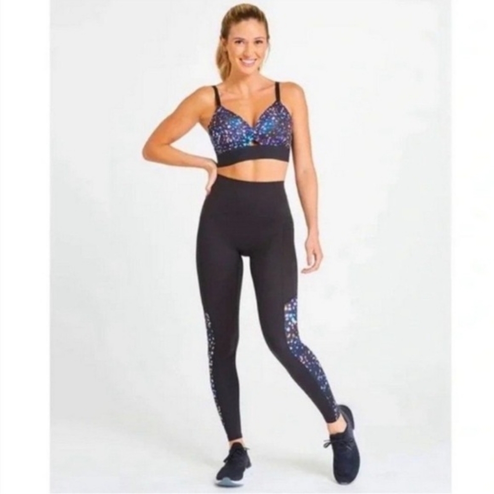 Spanx Booty Boost Active Cosmic Print Leggings